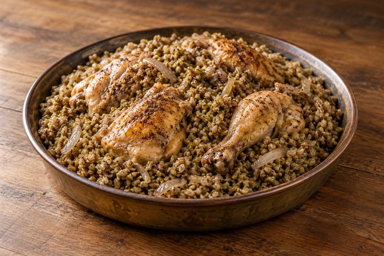 فريكة بالدجاج